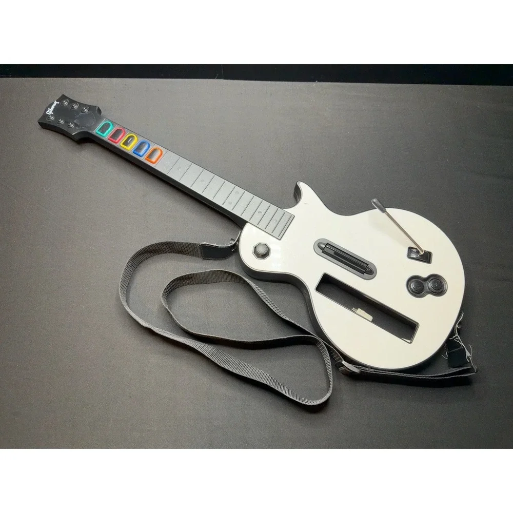 RedOctane Gibson Les Paul Wireless Guitar Hero Controller Wii w/ Strap